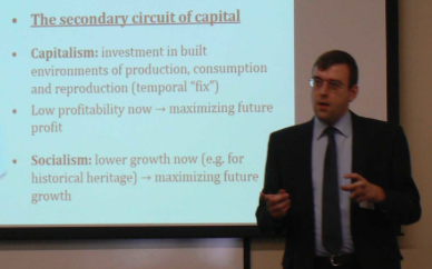 Ferenc Gyuris Presents at the World’s Largest Meeting of Geographers in Boston