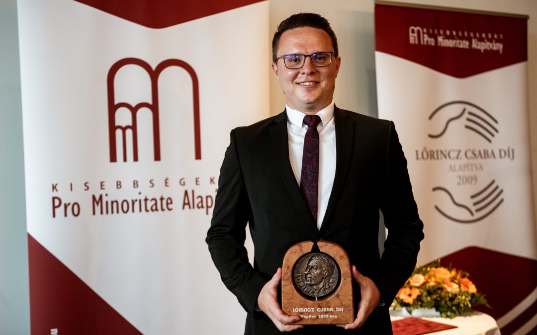 Tárnok Balázs Receives Prestigious Lőrincz Csaba Award